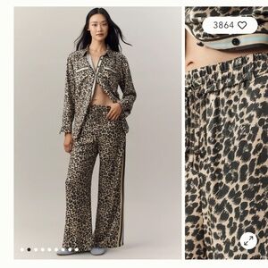 THE BROOKLIN TIE-FRONT PRINTED PULL-ON PANTS BY MAEVE